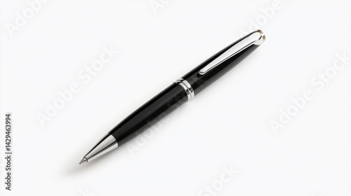 Obraz na płótnie Slate pen mockup isolated on white background for design projects. Generative AI w salonie