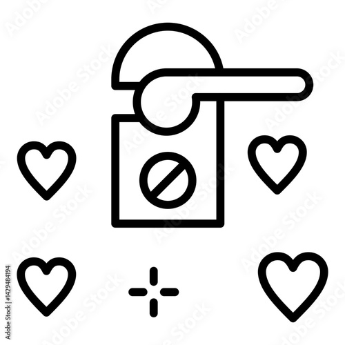 Door Knob Sign Icon