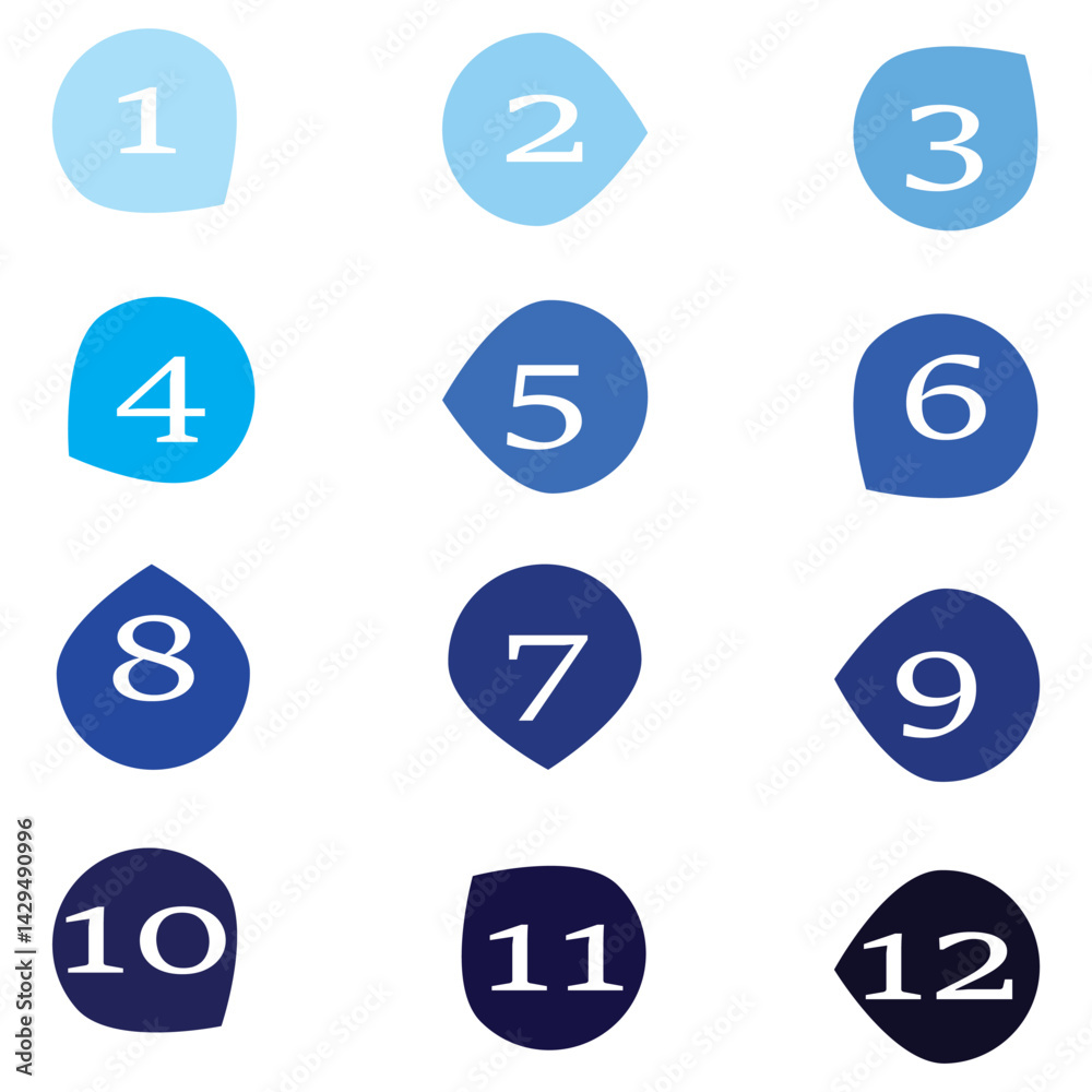 Bullet Points icon set in line style, Simple round numbers in flat style, Set of 1-20 numbers simple black symbol sign for apps, UI, and website, vector illustration Bullet Points icon set in line style, Simple round numbers in flat style, Set of 1-20 numbers simple black symbol sign for apps, UI, and website, vector illustration