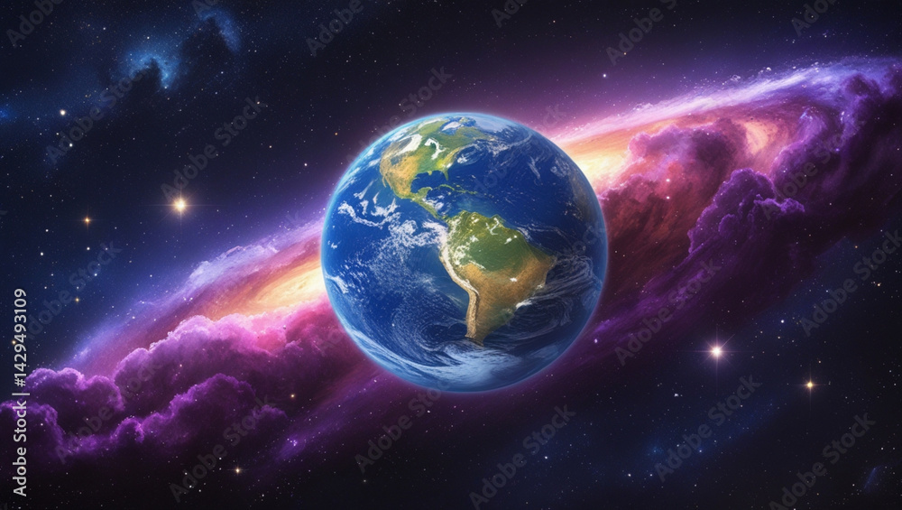 Obraz premium earth in space