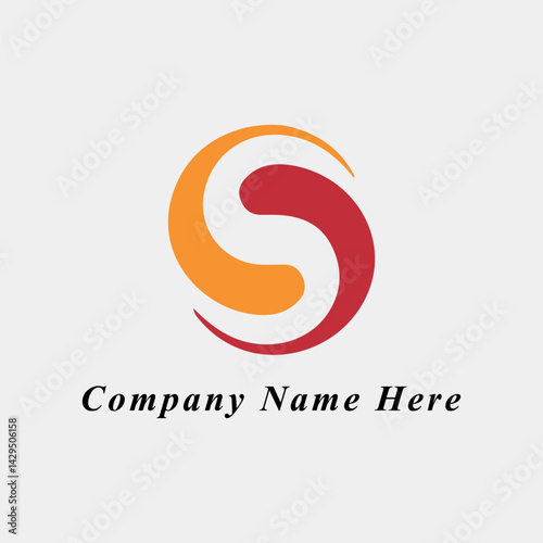 letters csc and cs logo design vector