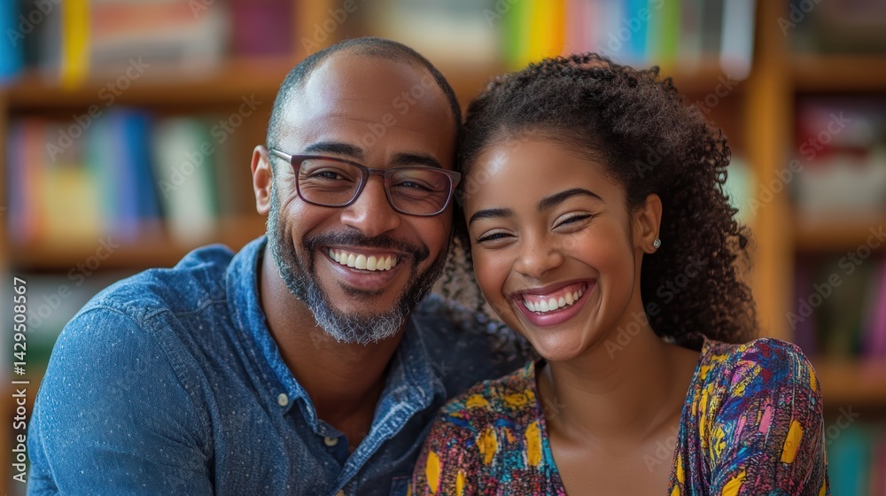 couple laughing together during a silly game night couple laughing together during a silly game night