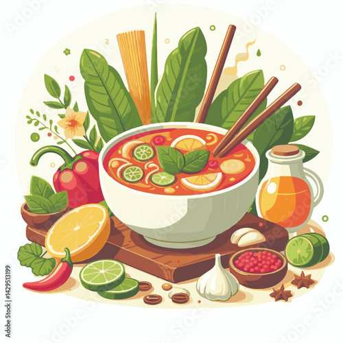 soup, asian, food, bowl, chili, shrimp, cuisine, thai, spicy, delicious, meal, lime, background, fresh, lunch, traditional, thailand, healthy, dinner, prawn, seafood, cooking, tom, gourmet, asia, thai