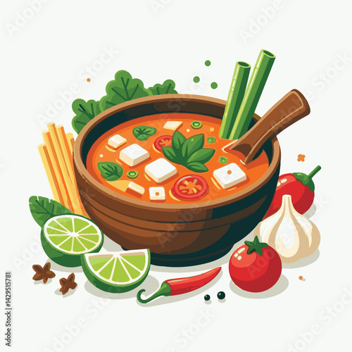 soup, asian, food, bowl, chili, shrimp, cuisine, thai, spicy, delicious, meal, lime, background, fresh, lunch, traditional, thailand, healthy, dinner, prawn, seafood, cooking, tom, gourmet, asia, thai