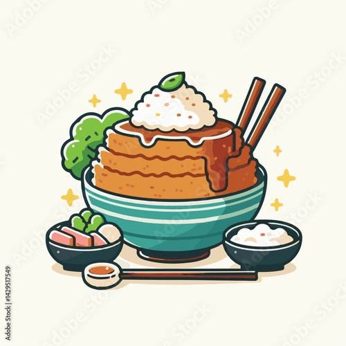 tonkatsu, japanese, meal, food, lunch, meat, pork, cutlet, restaurant, fried, cuisine, japan, dish, japanese food, cabbage, traditional, rice, asian, delicious, plate, tasty, gourmet, cooking, sauce, 