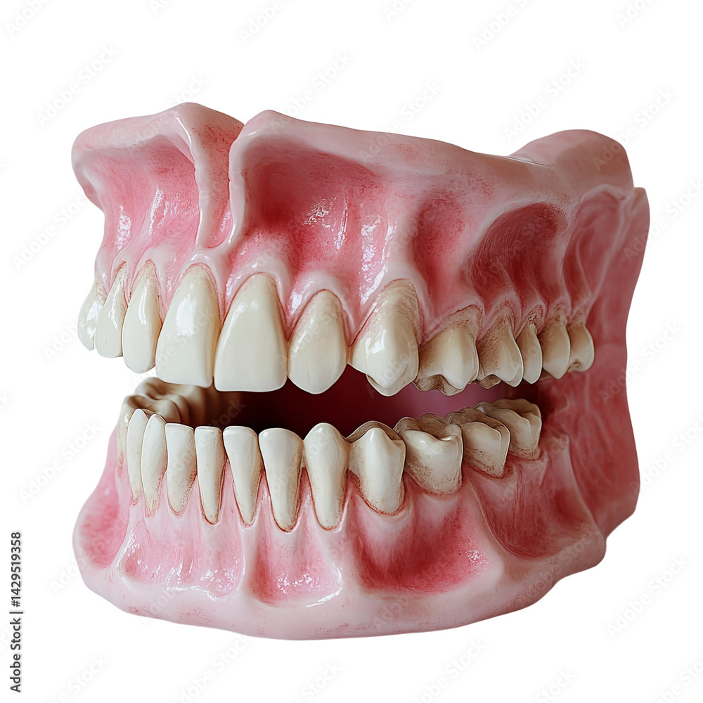 Obraz premium detailed dental anatomy illustration 