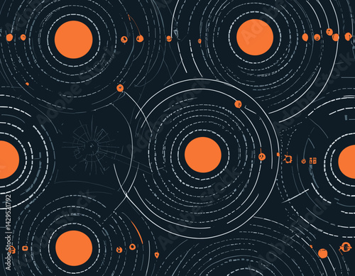 Firewall Forcefield: Cybersecurity Protection Vector Graphic