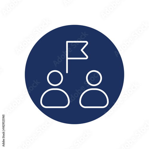 Diplomacy icon vector stock illustration