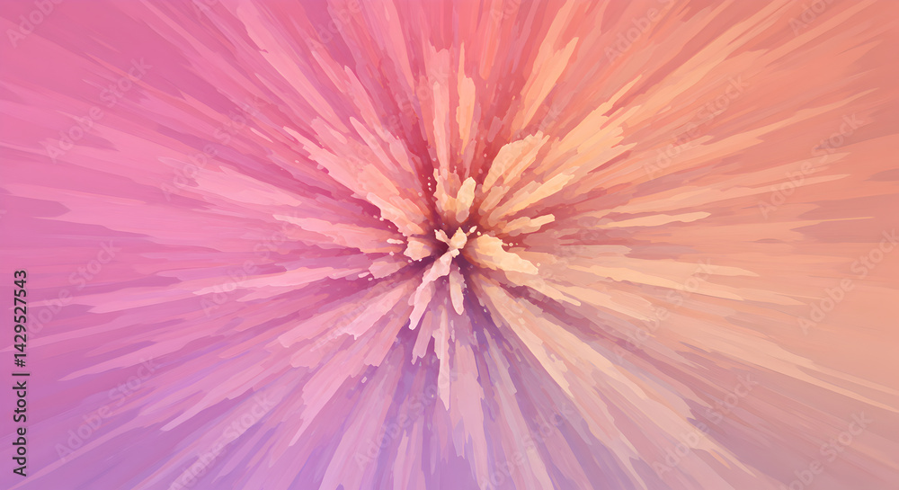 Obraz premium Radiant Pastel Explosion An Artistic Abstract With A Watercolor Effect