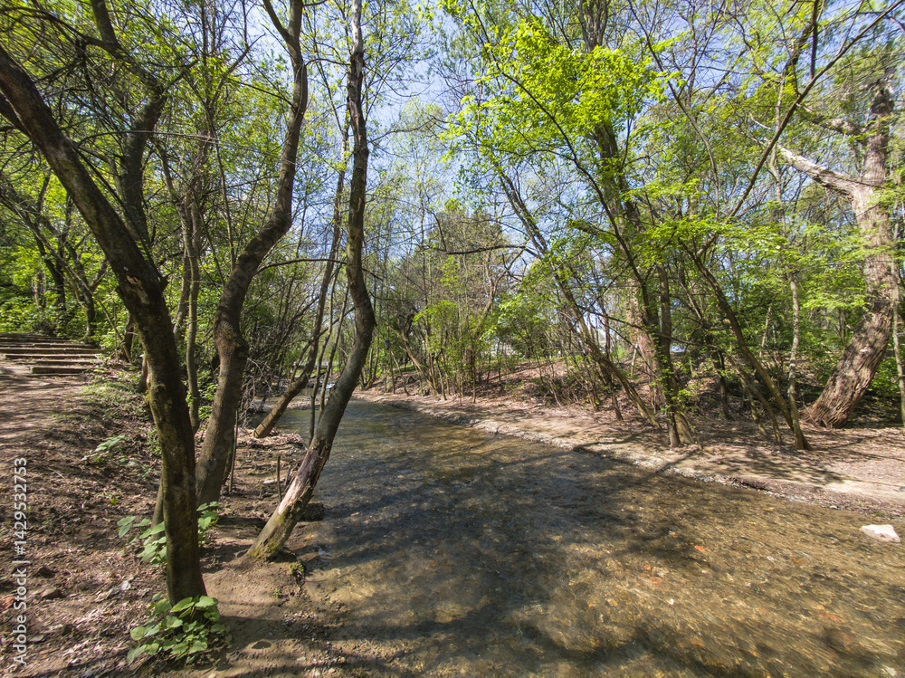 Panorama of South Park in city of Sofia, Bulgaria
