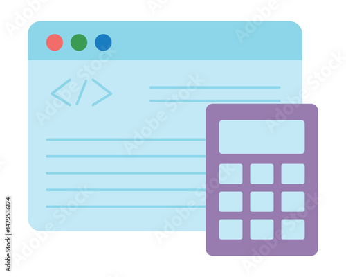 Accounting Software Dashboard Interface Digital Calculator Analysis Spreadsheet Data