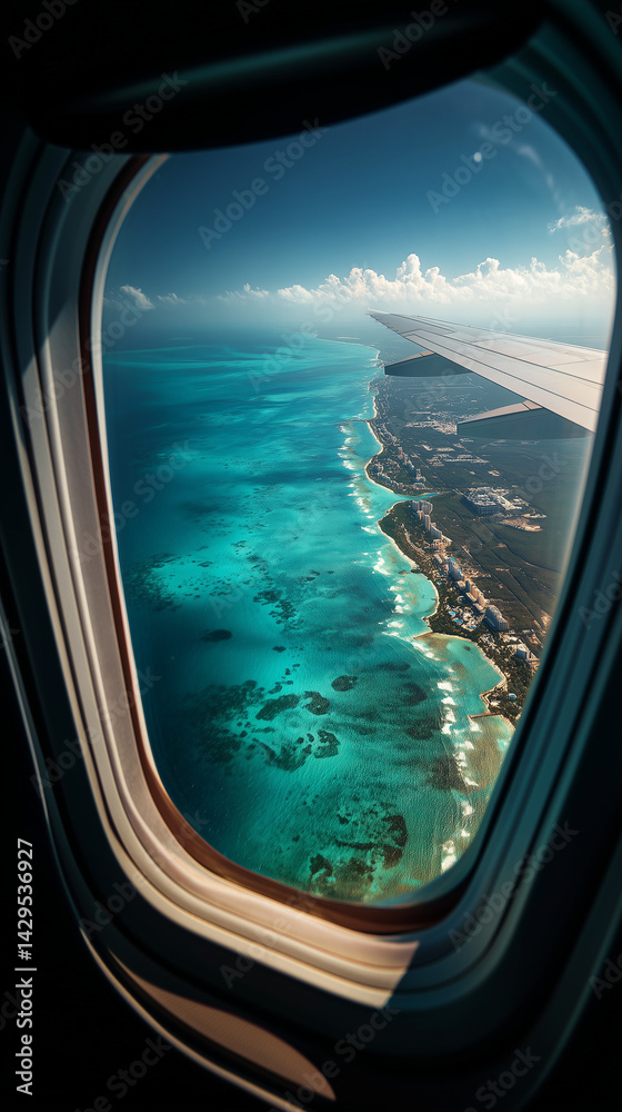 Fototapeta premium inside an airplane