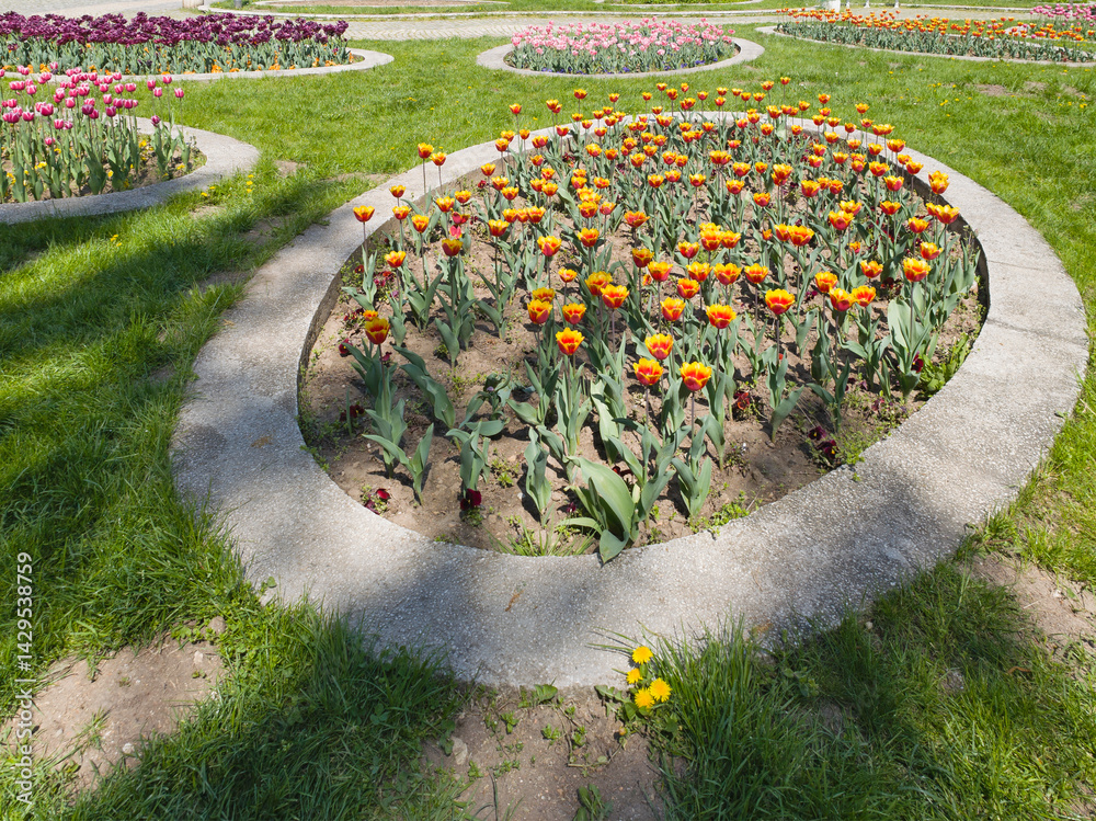 Panorama of South Park in city of Sofia, Bulgaria
