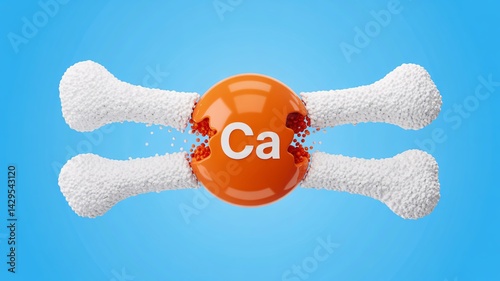 Calcium Deficiency and Bone Fragility Concept