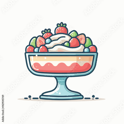 food, dessert, sweet, trifle, biscuit, cake, cream, delicious, glass, homemade, whipped, gourmet, mousse, recipe, layered, pudding, portion, white, summer, berry, tasty, parfait, fresh, fruit, backgro