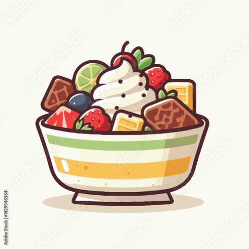 food, dessert, sweet, trifle, biscuit, cake, cream, delicious, glass, homemade, whipped, gourmet, mousse, recipe, layered, pudding, portion, white, summer, berry, tasty, parfait, fresh, fruit, backgro