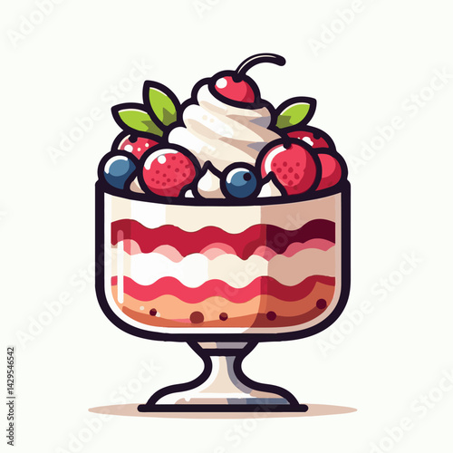 food, dessert, sweet, trifle, biscuit, cake, cream, delicious, glass, homemade, whipped, gourmet, mousse, recipe, layered, pudding, portion, white, summer, berry, tasty, parfait, fresh, fruit, backgro