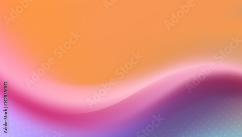 Abstract background with flowing sunset jewel hues