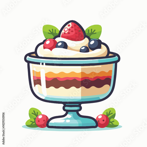 food, dessert, sweet, trifle, biscuit, cake, cream, delicious, glass, homemade, whipped, gourmet, mousse, recipe, layered, pudding, portion, white, summer, berry, tasty, parfait, fresh, fruit, backgro