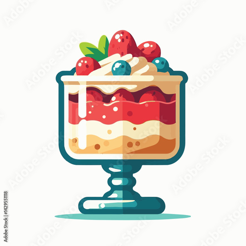 food, dessert, sweet, trifle, biscuit, cake, cream, delicious, glass, homemade, whipped, gourmet, mousse, recipe, layered, pudding, portion, white, summer, berry, tasty, parfait, fresh, fruit, backgro