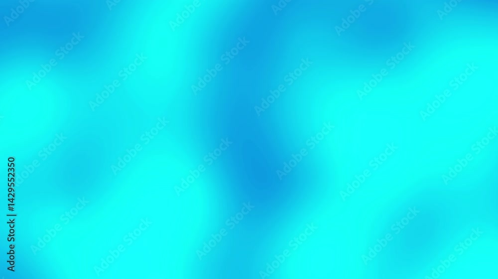 Abstract glowing teal blue gradient background loop animation