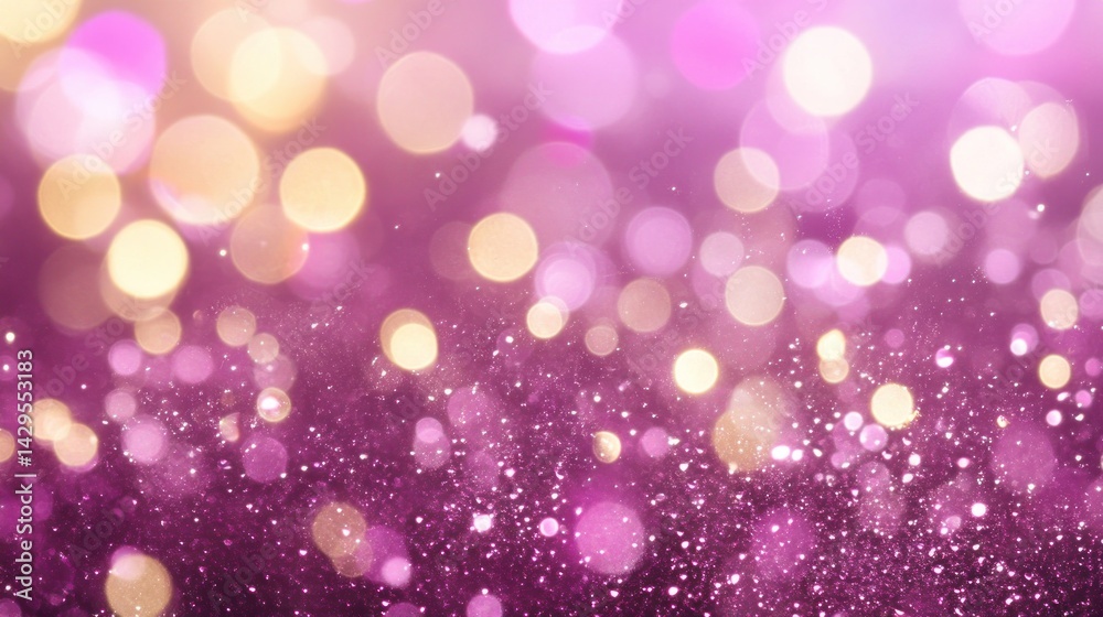 Festive, sparkling bokeh lights create a vibrant, colorful backdrop. Festive, sparkling bokeh lights create a vibrant, colorful backdrop.