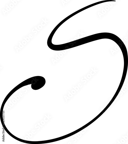 Modern Hand Drawn Line Art Element