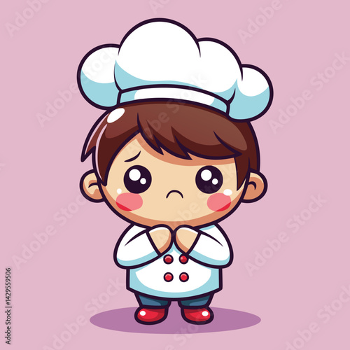 Sad cartoon chef (2)