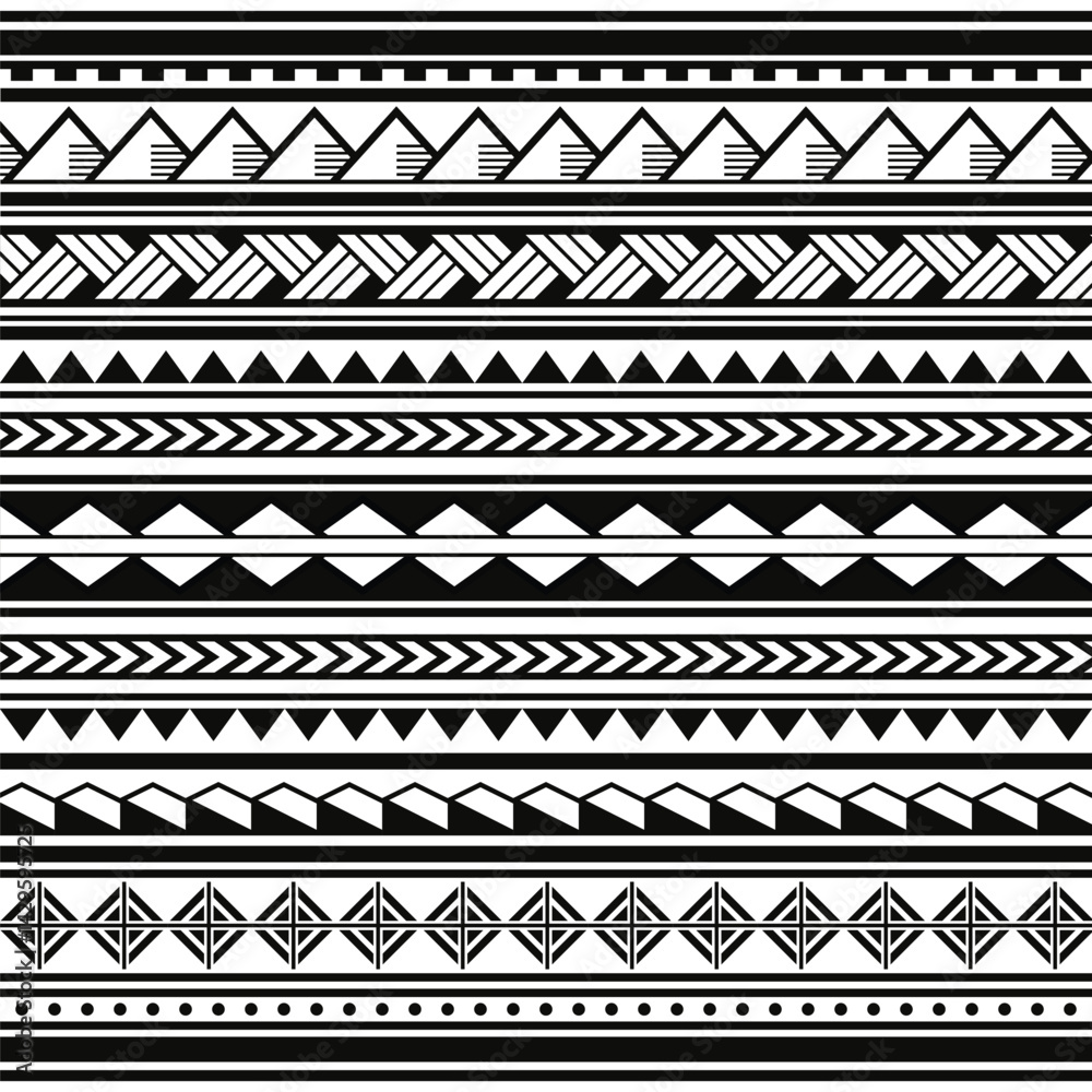 ethnic polynesian hawaiian tribal pattern ethnic ornaments art fabric carpet print pattern wallpaper background