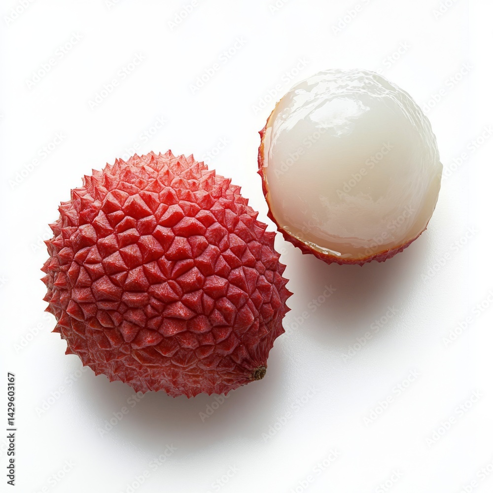 Exotic Lychee Fruit: A Delightful Red Jewel Exotic Lychee Fruit: A Delightful Red Jewel