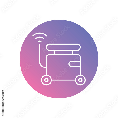 AGV vector icons stock illustration