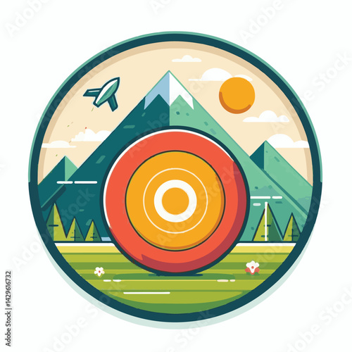 sport, activity, throwing, game, play, fun, people, disc, ultimate, flying, vector, summer, joy, hobby, illustration, leisure, lifestyle, outdoors, recreation, plastic, frisbee, cheerful, happiness, m