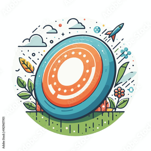 sport, activity, throwing, game, play, fun, people, disc, ultimate, flying, vector, summer, joy, hobby, illustration, leisure, lifestyle, outdoors, recreation, plastic, frisbee, cheerful, happiness, m
