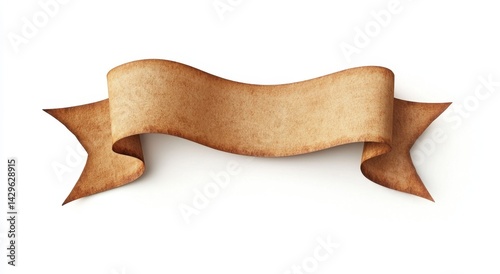 Vintage paper banner