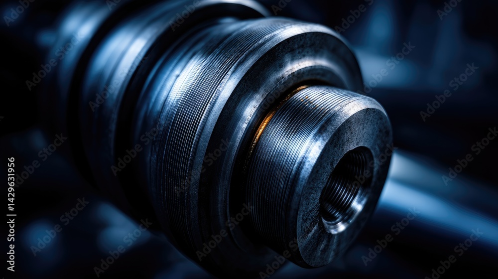 Close-up view of intricate mechanical components. Close-up view of intricate mechanical components.