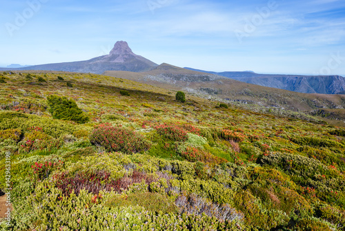 Obraz na płótnie Barn Bluff Morning View in Tasmania Australia w salonie