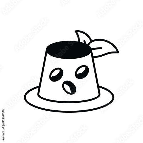 Biodegradable Coffee Pods icon vector stock illustration