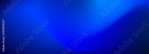 Deep blue ocean gradient wallpaper. Abstract deep dark navy underwater background. Night sky and deep water surface design. Blur sea backdrop for presentation, poster, banner, brochure. Vector