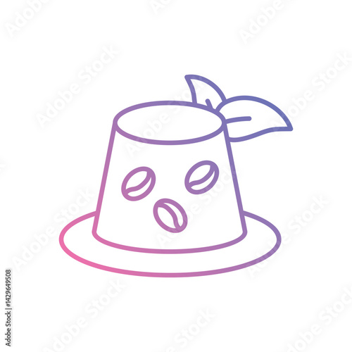 Biodegradable Coffee Pods icon vector stock illustration