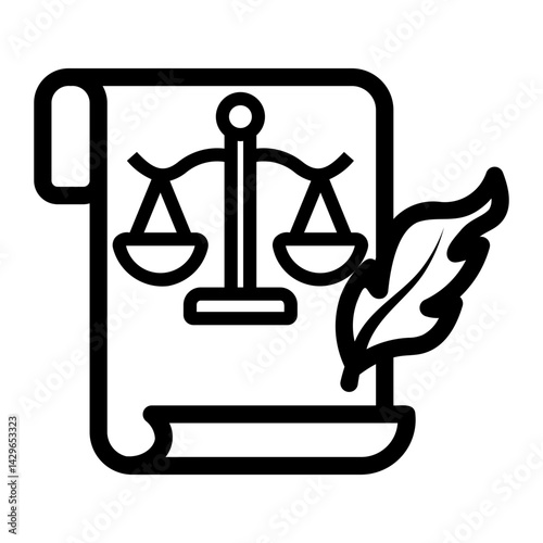 government Line Icon