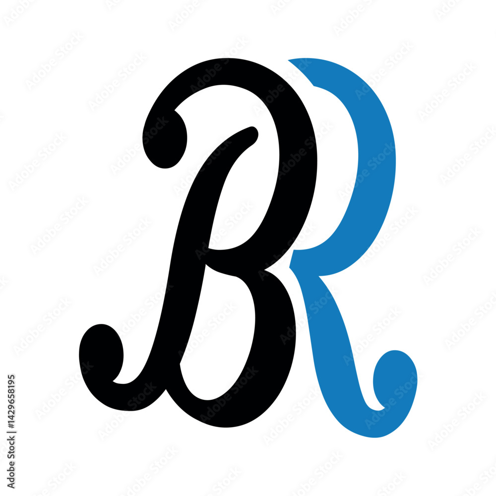 Obraz premium br logo design template.