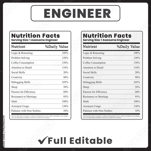 engineer nutrition facts
engineer sub firehouse nutrition facts
nutritional engineer
	
engineered nutrition facts
nutritional engineering
civil engineer nutrition facts
	
	
food engineer facts