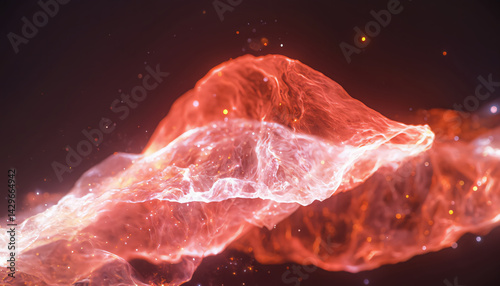 Ultra-realistic abstract digital artwork