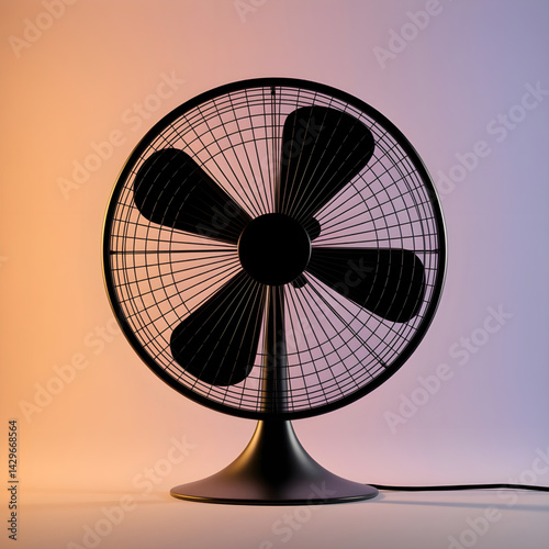 fan on black
