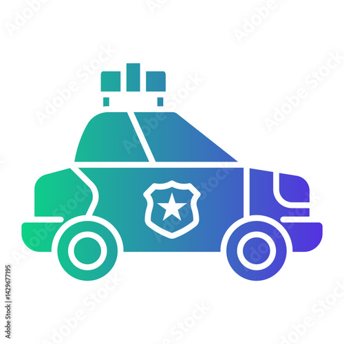 police Gradient icon