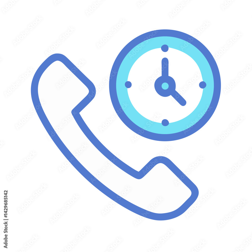 Call Time Tracker Icon Design Call Time Tracker Icon Design