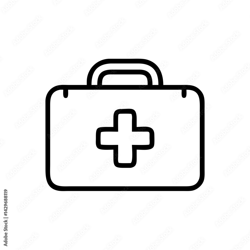 First Aid Kit for Emergencies Icon Design First Aid Kit for Emergencies Icon Design