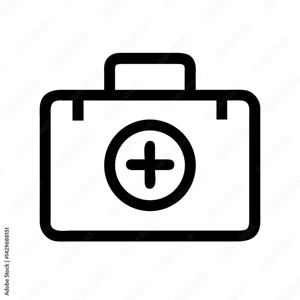 First Aid Kit for Emergencies Icon Design First Aid Kit for Emergencies Icon Design