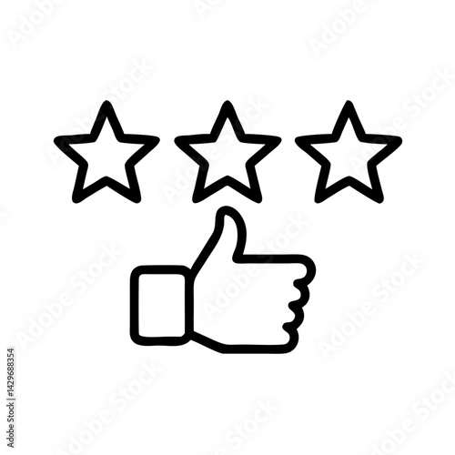 Five-Star Feedback from User Icon Design photo