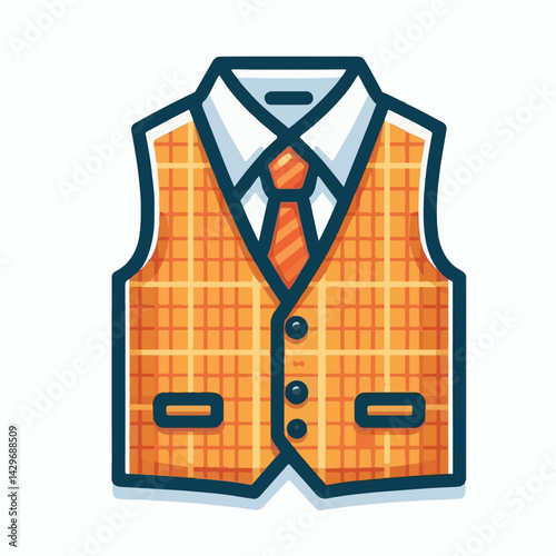 vest, clothing, jacket, isolated, illustration, safety, wear, back, front, garment, clothes, casual, outline, uniform, protection, fashion, flat, waistcoat, vector, pocket, sleeveless, apparel, design